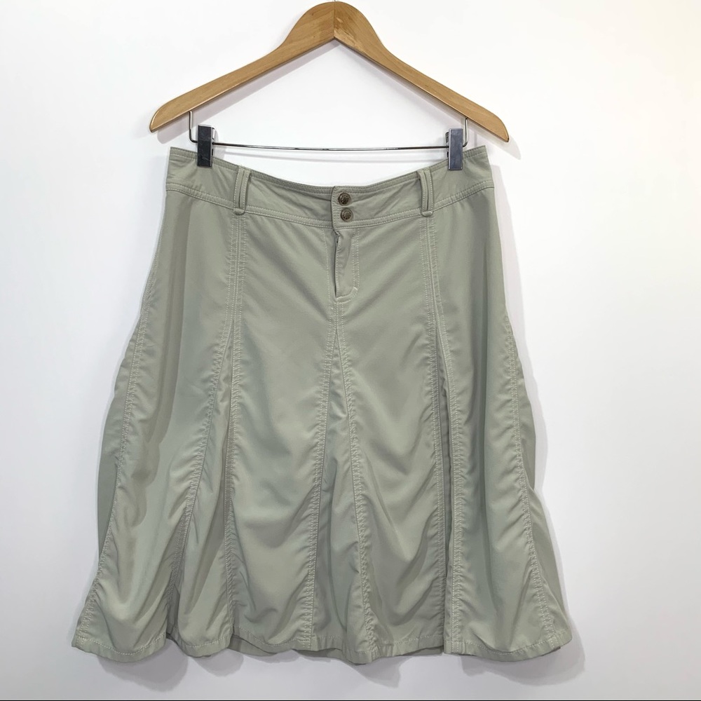 Athleta Whatever Pleated Skort in Taupe 10T